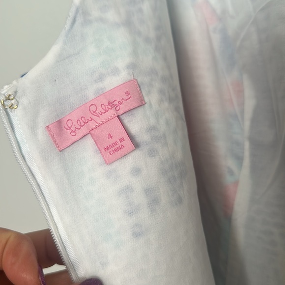 NWT Lilly Pulitzer Janice shift dress resort white she she shells 4 - Picture 12 of 13